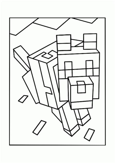 minecraft printable coloring pages coloring home