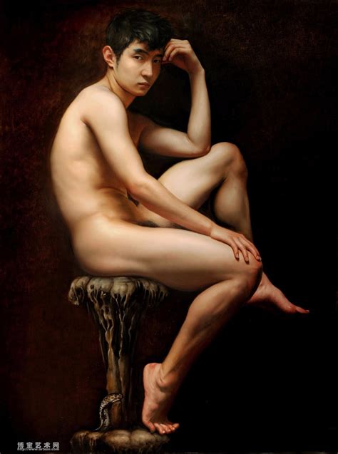 Special Offer Original Top Nude Man Art Oil Painting