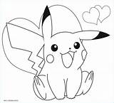Pikachu Pokemon Inspirant sketch template
