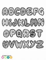Doodle Alphabet Letras Printable Lettering Para Letter Fonts Moldes Letters Etsy Bonitas Letra Carteles Doodles Designs Coloring Imprimir Diferentes School sketch template