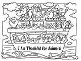Thankful Coloring Animals Lds Sunbeam Latterdayvillage Am Pages Primary Manual Lessons sketch template