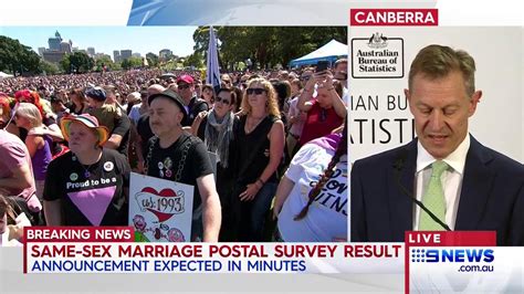 Breaking The Same Sex Marriage Postal Survey Has Returned A Majority