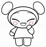 Pucca Draw Step Drawing Dragoart sketch template