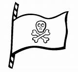 Flag Coloring Pirate Roger Jolly Coloringcrew Colorear Gif Pirates sketch template