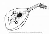 Lute Drawing Mandolin Draw Step Drawingtutorials101 Tutorial Previous Next Paintingvalley sketch template
