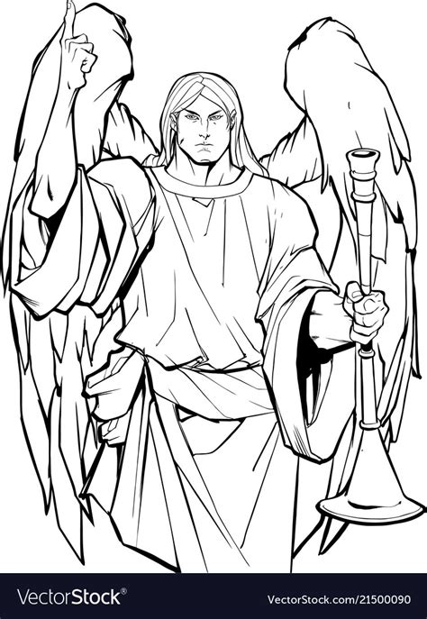 coloring pages  angel gabriel archangels coloring pages