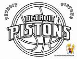 Coloring Pages Nba Basketball Logo Logos Chicago Warriors Printable Bulls Detroit State Golden Team Sports 76ers Color Tigers Spurs Hornets sketch template