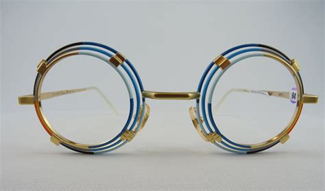 runde bunte designer brille casanova mtc karat gp sammlerstueck selten runde glaeser