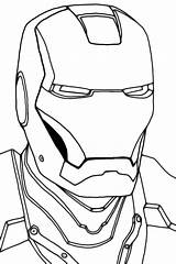 Avengers Colorea Mascara Ironman Lessons Vingadores Frikinerd Aromen sketch template