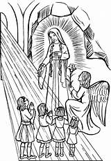Rosary Lourdes Guadalupe Chapelet Enfants Virgen Colouring Vierge Bouchard Ile Fatima Bethesda Cierge Ccd Coloriages sketch template