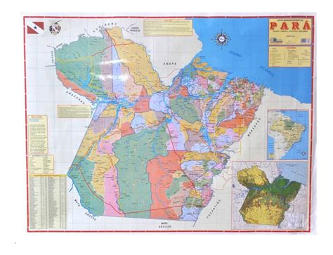 mapa geo politico rodoviario gigante  estado    mercadolivre