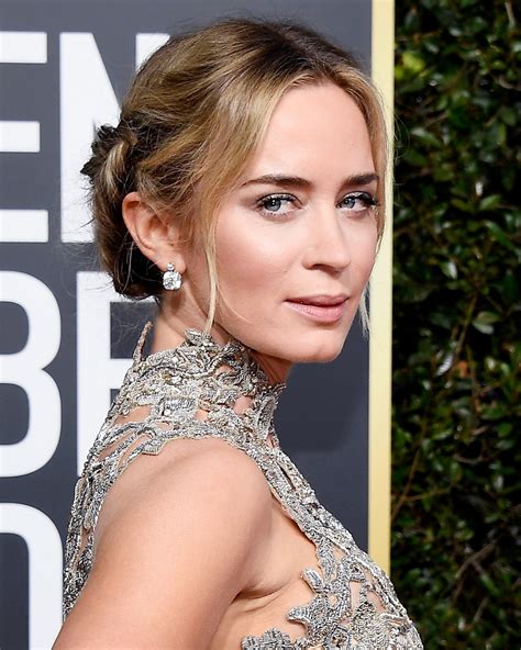 Emily Blunt S Makeup From Golden Globes 2019 Best Beauty On The Red