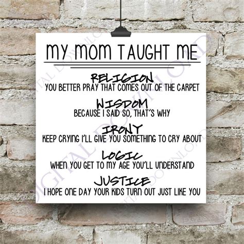 mom taught me quote vector download ready to use digital etsy