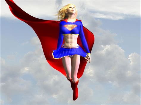 Supergirl Outfit For V4 Poser Sharecg