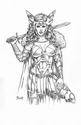 Sif Foust Mitch Valkyrie Comicartfans sketch template