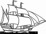 Coloring Pages Ships Sailing Pirate Popular sketch template