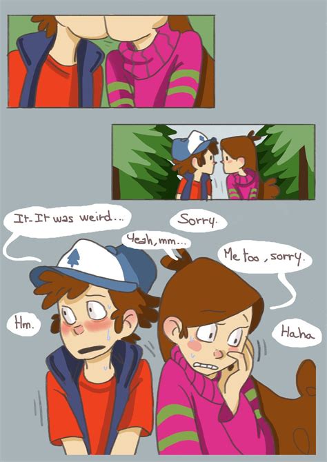 Second Kiss Pinecest Pinecest Dipper And Mabel Dipper X Mabel