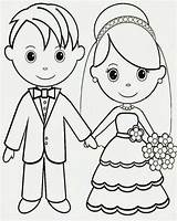 Brautpaar Getcolorings Mariage Casamento Colorings sketch template