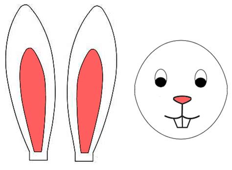 bunny face printable