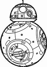 Jedi Coloring Pages Last Printable Star Wars Getcolorings Color Bb8 sketch template