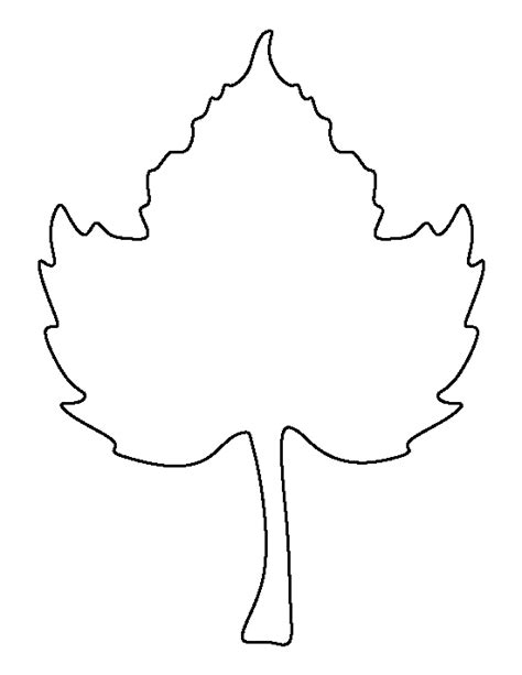 leaves template  print  template