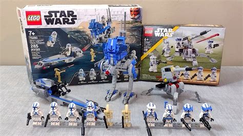 Comparison Lego Star Wars 501st Battle Packs 2020 Vs 2023 Youtube
