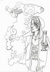 Stoner Smoker Stoners Paintingvalley Trippy sketch template