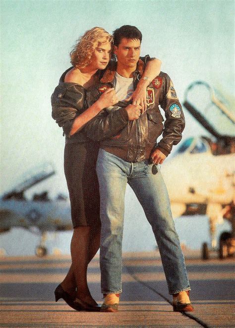 kelly mcgillis and tom cruise in top gun 1986 dutch post… flickr