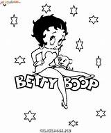 Betty Boop Kleurplaten Coloriages Pintar Animaatjes Crayons sketch template