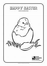 Coloring Easter Chicken Pages Cool Print sketch template