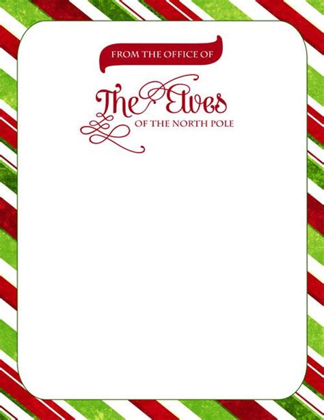 elf official letterhead designed  sassy designs