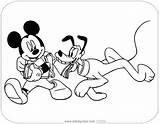 Clarabelle Disneyclips Pluto sketch template