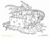 Dragon Coloring Castle Pages Medieval Drawing Geology Neuschwanstein Colouring Castles Timvandevall Sheets Color Kids Adult Getdrawings Printable Dragons Disney Getcolorings sketch template