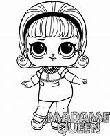 Coloring Surprise Queen Madame Lol Pages Doll Print Sheets Topcoloringpages sketch template