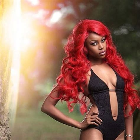 fiery and fierce check out ghanaian star yvonne nelson in hot red hair bellanaija