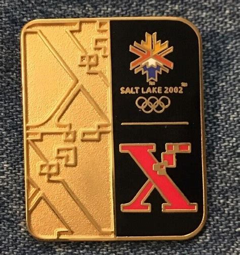 2002 Olympic Pin ~ Slc ~ Salt Lake City Winter Games ~ Sponsor ~ Xerox