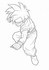 Gohan Coloring Super Pages Saiyan Dragon Ball Lineart Moxie2d Kid Printable Drawings Color Spetri Popular Deviantart Pre sketch template