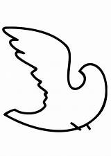 Coloring Dove Peace Popular sketch template