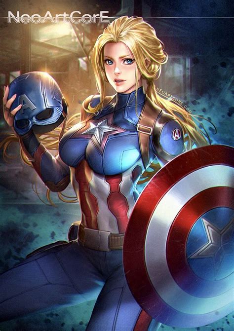 female captain america ️💙 marvel superheroes marvel captain marvel