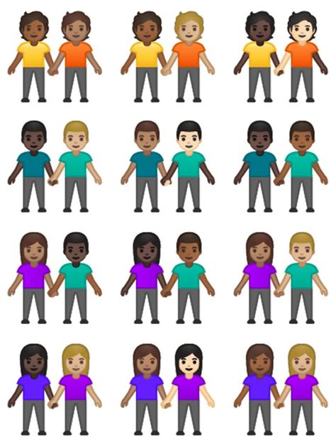 Gender Neutral Couple Emojis Are Coming To Your Phones