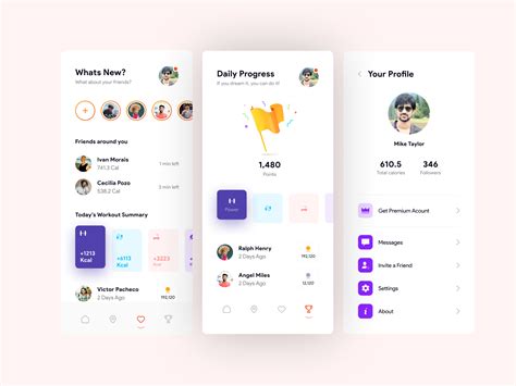 daily progress tracker app ui  ar shakir  dribbble