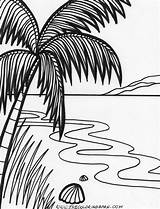 Sunset Coloring Pages Beach Island Drawing Printable Kids Colouring Color Tropical Sunsets Sheets Outline Print Popular Drawings Ocean Getcolorings Getdrawings sketch template