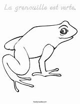 Verte Grenouille Coloring Est La Favorites Login Add Frog Twistynoodle sketch template