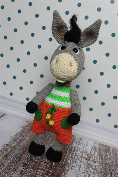crochet pattern donkey amigurumi donkey  tutorial etsy