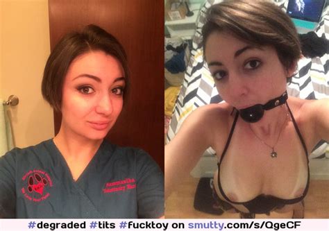 degraded tits fucktoy gag beforeafter clothedunclothed
