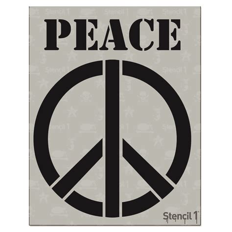 peace  peace symbol stencil stencil
