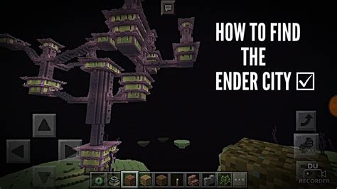 how to find the ender city inside the ender portal