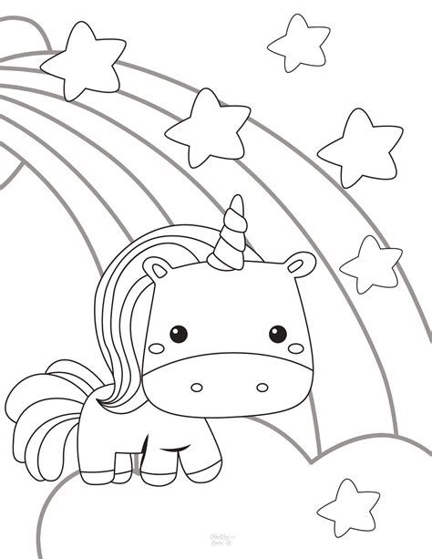 unicorn coloring pages  super cute designs