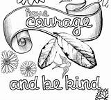 Coloring Kind Pages Being Courage Printable Others Clipart Colouring Getcolorings Getdrawings Color Colorings sketch template