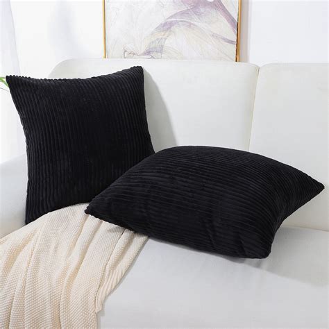 piccocasa pcs soft corduroy cushion covers decorative throw pillow covers sofa pillowcase